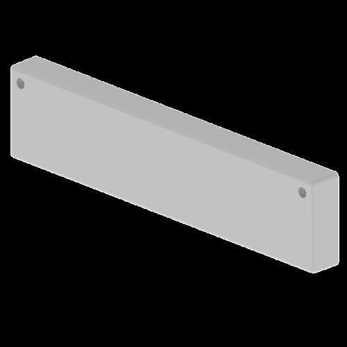 Unex - Endstück für Kabelrinne Endstück grau 66313-48 60x300 U48X RAL7038 − 2 Stück
