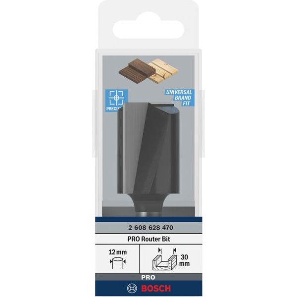 Bosch - Fräser PRO Nutfräser, 2608628470 zweischneidig 30 x L