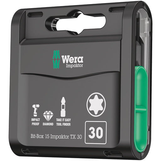Wera - Bit-Set Bit-Box Impaktor 05057776001 15xTX 30x25
