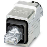 Phoenix Contact - Rechtecksteckverbinder, Set (Industriesteckverbinder) RJ45-Steckverbinder IP67 VS-PPC-C1 #1405141 mit Push-Pull,Verri.