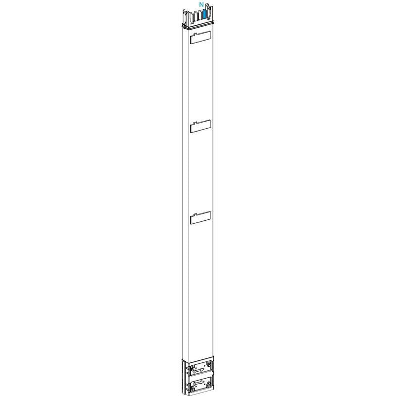 Schneider Electric - Schienenverteilereinheit für Steigleitung Verteilerstreckenstück KSA400EV4203 2m, 400A