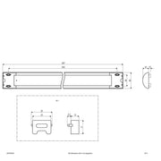 EVN Lichttechnik - Lichtleiste LED-Anbauleuchte L8972840W ws 4000K 230V 110° IP20