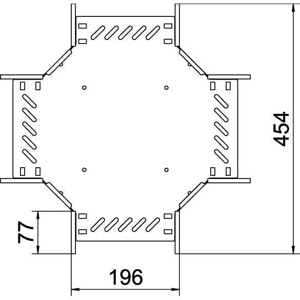 OBO Bettermann - Kreuzstück für Kabelrinne Kreuzung für Kabelrinne RK 620 FT 60x200