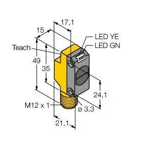 Turck - Lichttaster energetisch Opto Sensor QS18EN6DBQ8 Lichttaster
