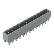 WAGO - Leiterplattensteckverbinder THT-Stiftleiste Lötstift 231-172/001-000 1,2x1,2,gerade,grau − 100 Stück