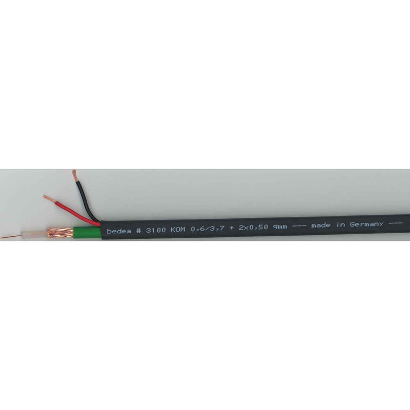 bda connectivity - Koaxialkabel Video Kombi-Kabel KOM 0,6/3,7+2x0,75