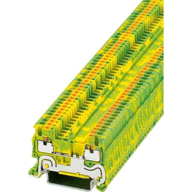 Phoenix Contact - Schutzleiter-Reihenklemme Schutzleiterreihenklemme PT 1,5/S-PE AWG26-14 gn/ge