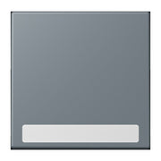 Jung - Abdeckung/Bedienelement für Installationsschalterprogramme Wippe 1fach m. Schriftfeld LC 990 NA 251 gris 59 (4320H)