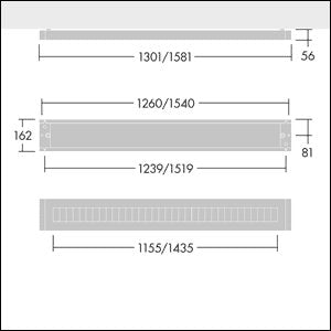 Thorn - Decken - /Wandleuchte LED - Aufputzleuchte PUNCH 3 LV #96635722 940