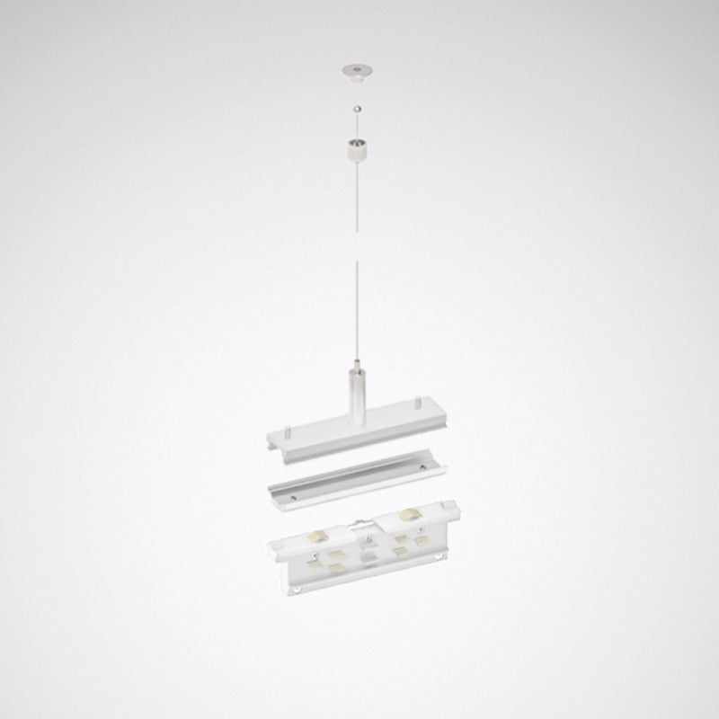 Trilux - Mechanisches Zubehör/Ersatzteile für Leuchten Längsverbinder-Set Rail Längsv #8900300 weiß