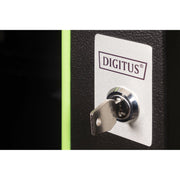 DIGITUS - Netzwerk-/Serverschrank Wandgehäuse Unique Serie DN-19 09-U-SW 600x450mm (BxT)