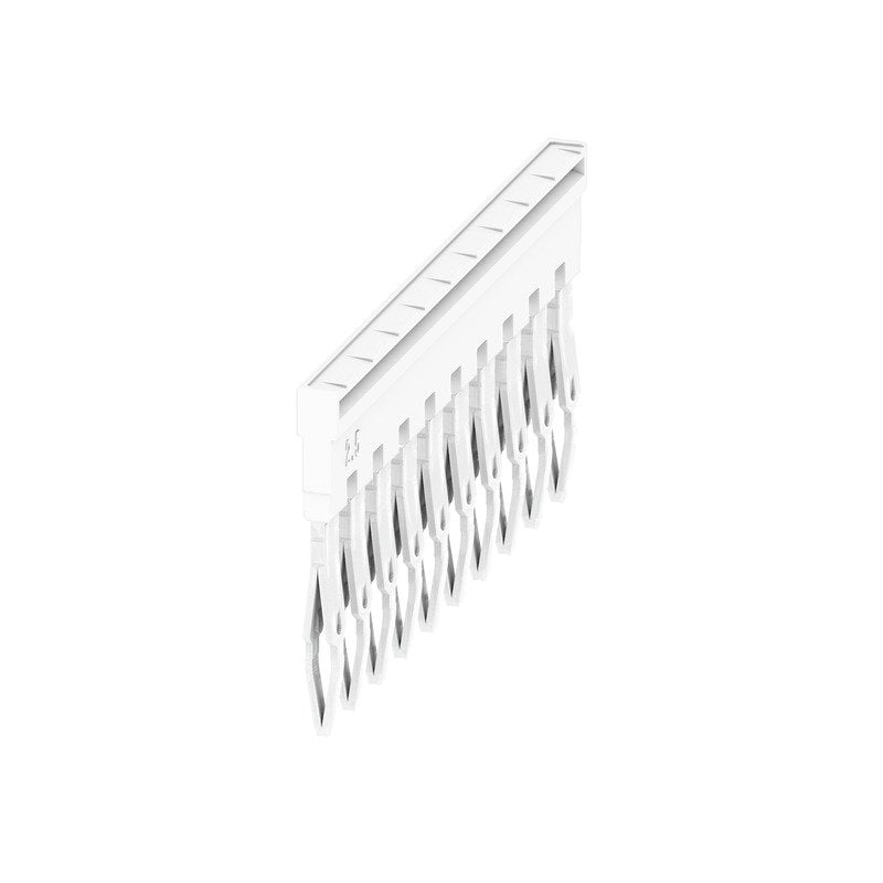 Weidmüller - Querverbinder/Brücker für Reihenklemme Querverbinder ZQV 2.5N/10 WT gesteckt − 20 Stück