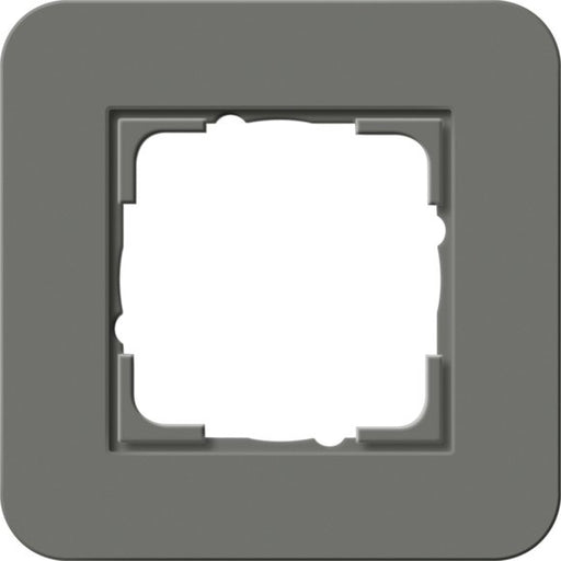 Gira - Abdeckrahmen 1fach 0211413 Dklgrau/Reinweiß