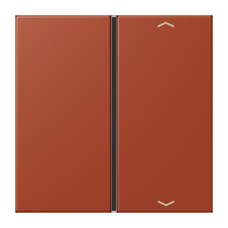 Jung - Abdeckung/Bedienelement für Installationsschalterprogramme Taste 1fach m. Pfeilsymb. LC 401 TSAP 232 locre rouge
