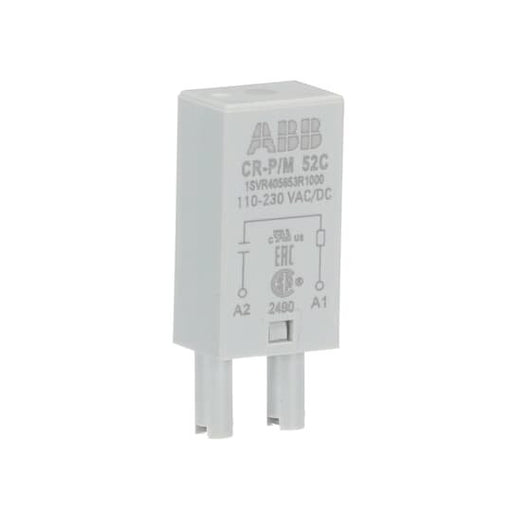 ABB Stotz S&J - Zubehör/Ersatzteile für Schaltrelais Steckmodul CR-P/M 52C Glied 110-230VAC/DC − 10 Stück