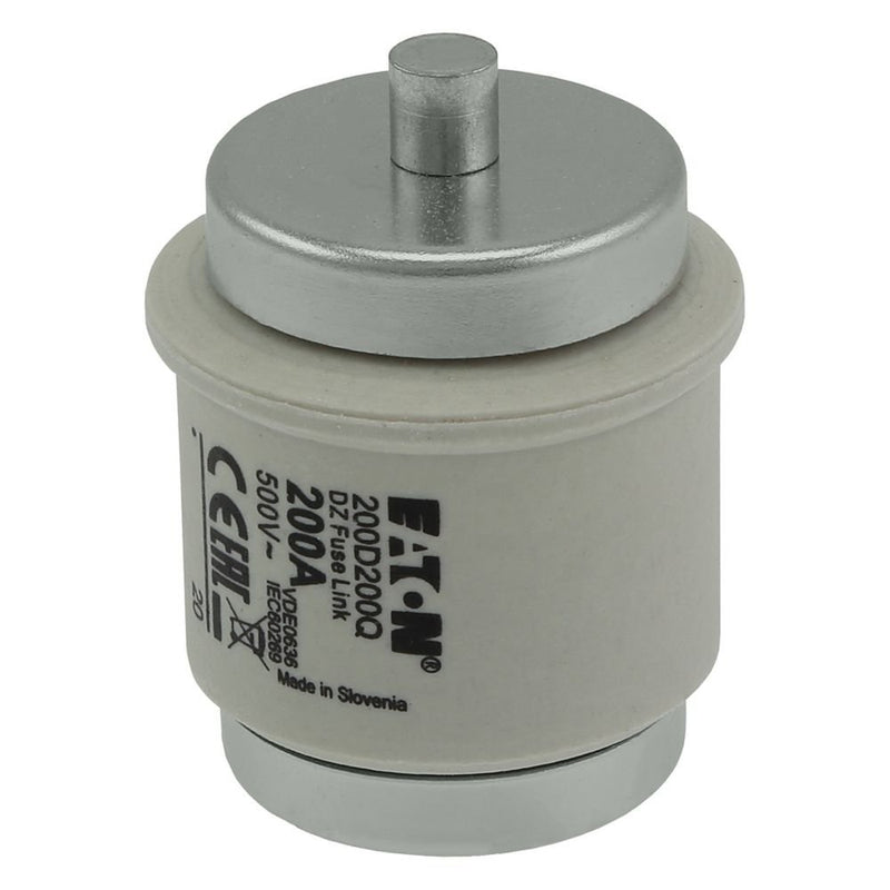 Eaton - D-Sicherungseinsatz Sicherungseinsatz Nieders. FUSE 200A #200D200Q 200A AC 500V 50kA − 10 Stück