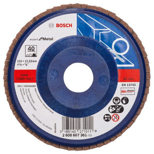 Bosch - Trenn-/Schleifscheibe Fächerschleifscheibe X551 2608607361 Expert for Metal