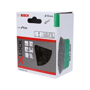 Bosch - Rotierende Drahtbürste PRO Stainless Steel clean 2608620728 X-Lock Topfbürste 75