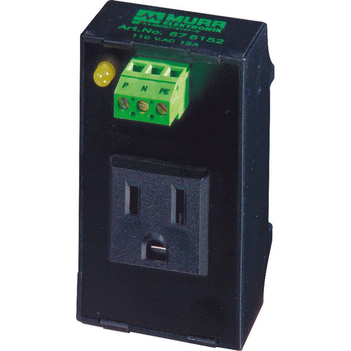 Murrelektronik - Einsatz/Abdeckung für Kommunikationstechnik Modlink MSVD Steckdose 676166 USA mit LED Gelb