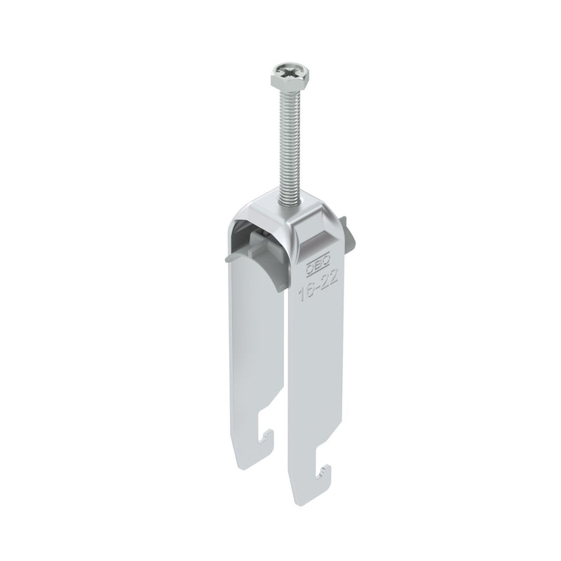 OBO Bettermann - Bügelschelle BS-U3-K-22 ALU 3-fach − 50 Stück