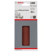 Bosch - Schleifpapier/Schleifvlies Schleifblatt C430, 80 x 2608605282 133 mm 180 8 Löcher