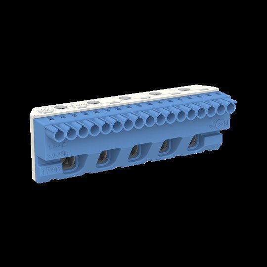 Striebel&amp;John - Steckklemme N-Klemmenblock ZK175B 17x4 +5x25qmm − 1 Stück
