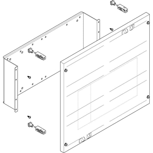 ABN - Verteilerfeld für Installationsverteiler ESPRO-Modul MF23160 flach BxH:500x450mm
