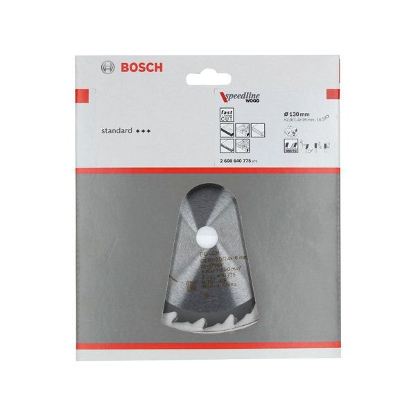 Bosch - Kreissägeblatt PRO Wood Kreissägeblatt, 2608640775 130 x 2 x 16 mm, Z18