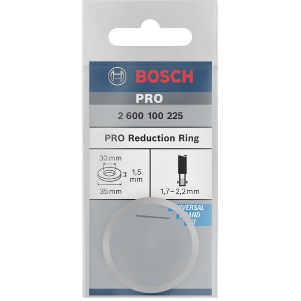 Bosch - Systemzubehör für Sägen (Akku/elektrisch/Druckluft) Reduzierring für PRO 2600100225 Kreissägeblatt 35 x