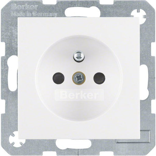 Berker - Steckdose pws/gl 6765768989 m.Schutzkontakt