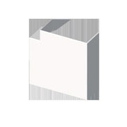 Unex - Flachwinkel für Leitungführungskanal Flachwinkel 73233-2 rws 60x110mm U24X − 6 Stück
