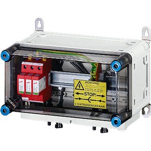 Hensel - Dose, Gehäuse für Montage auf der Wand/Decke PV-GAK mit ÜSE Mi PV 1111 1xPV-String auf 1xWR