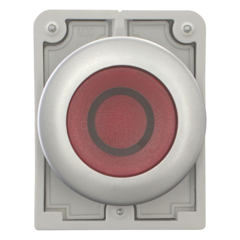 Eaton - Frontelement für Drucktaster Leuchtdrucktaste RMQ-Titan M30C-FDL-R-X0 flach tastend bes. 0
