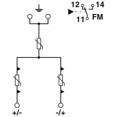 Phoenix Contact - Überspannungsableiter für Energietechnik/Stromversorgung Überspannungsableiter VAL-MBT21500DCPV2VFM 2-pol.1500VDC