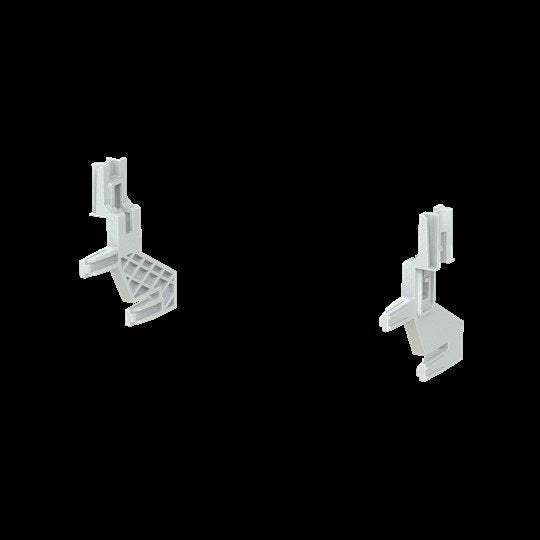 Striebel&John - Montagezubehör (Schaltschrank) Halter f. Klemmenträger CZ13 (VE2) 2 Stück
