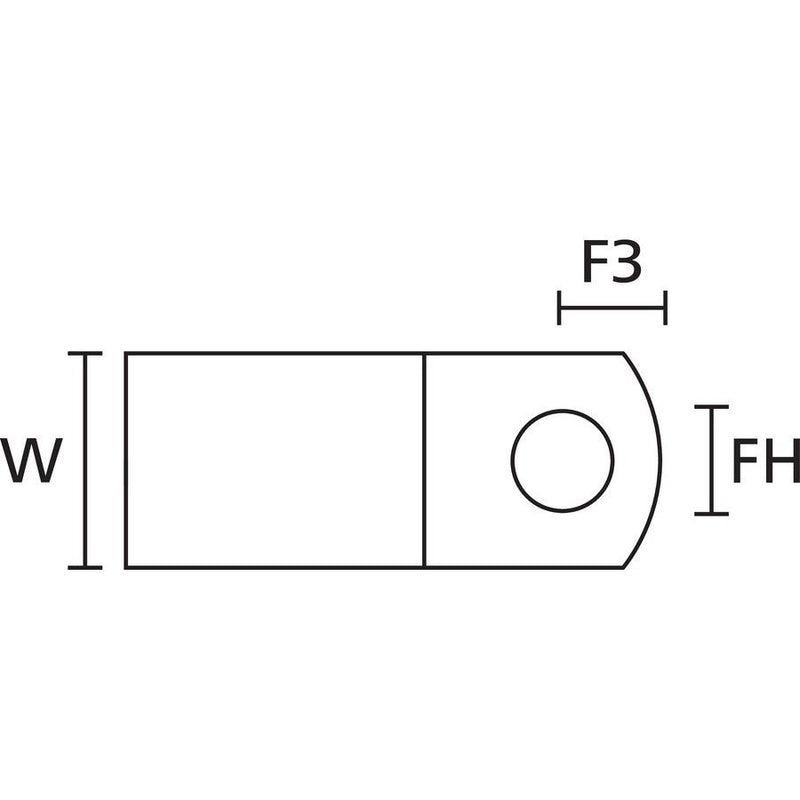HellermannTyton - Befestigungsschelle für Kabel/Rohre Befestigungsschelle ALU12-ALU-NA-C1 − 100 Stück