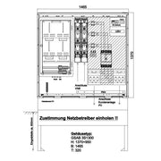 GSAB Elektrotechnik - Zähler-Komplettschrank Wandlermessung 09.W630.AR-01 eon Avacon 630A