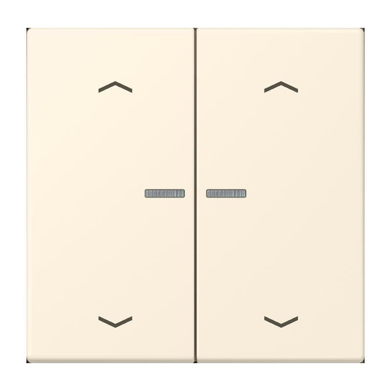 Jung - Bedienelement intelligent Taster mit Pfeilsymbolen BT LC 17102 P 245 blanc ivoire