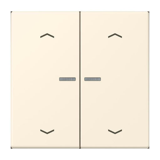 Jung - Bedienelement intelligent Taster mit Pfeilsymbolen BT LC 17102 P 245 blanc ivoire