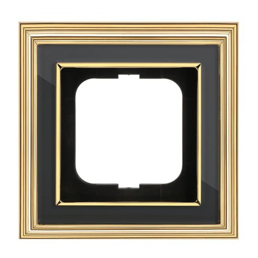 Busch-Jaeger - Abdeckrahmen Rahmen 1-fach 1721-835 ms/pol anthrazit − 1 Stück by Busch-Jaeger
