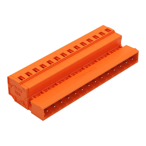 WAGO - Kabelsteckverbinder für Leiterplattensteckverbinder 1-Leiter-Stiftleiste 231-644 CAGECLAMP,2,5mm²,or − 25 Stück