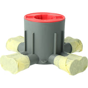 Kaiser - Dose, Gehäuse für Montage in der Wand/Decke Zentral-Deckendose,Betonau AT1032 f. System-Haftmagnet