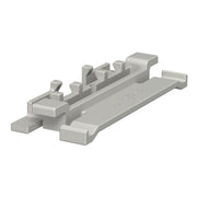 OBO Bettermann - Kabelhalteklammer für Leitungsführungskanal Oberteilklammer 2370 90 PVC,grau − 20 Stück