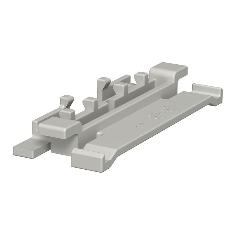 OBO Bettermann - Kabelhalteklammer für Leitungsführungskanal Oberteilklammer 2370 90 PVC,grau − 20 Stück