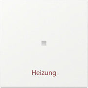 Gira - Abdeckung/Bedienelement für Installationsschalterprogramme Wippe Kontrollf. + Heizung 367827 Ein/Aus Reinweiß m
