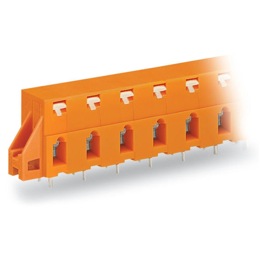 WAGO - Leiterplattenklemme 741-626 Drücker,2,5mm²,or − 15 Stück