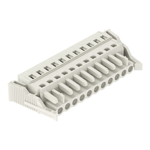 WAGO - Kabelsteckverbinder für Leiterplattensteckverbinder 1-Leiter-Federleiste 721-111/008-000/037- CAGECLAMP 2,5mm²,lgr − 25 Stück