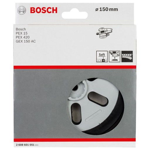 Bosch - Stützteller für Schleifwerkzeug Schleifteller weich, 150 2608601051 mm für GEX 150 AC