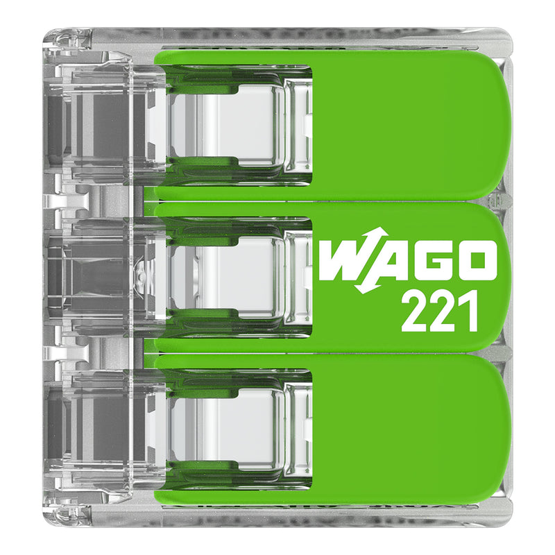 WAGO - Steckklemme Verbindungsklemme 221-423 − 50 Stück