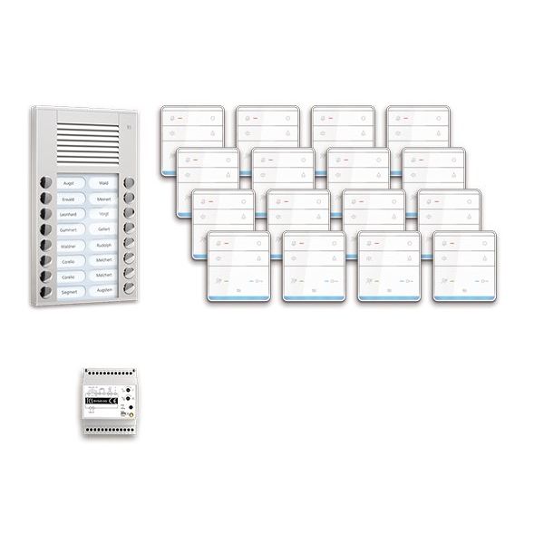 TCS Tür Control - Türsprech-Set pre:pack Audio AP 16WE PPAF16-EN/01 m.Außenstation PES